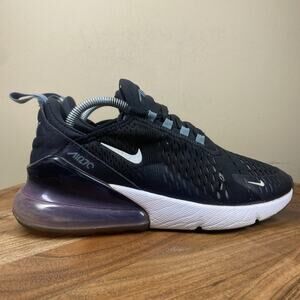 Nike Air Max 270 Black Arctic Pink Womens Black Purple Size 7.5 Shoes DH1080-001